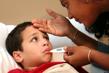 اگر فرزندم تب کرد چه کنم؟