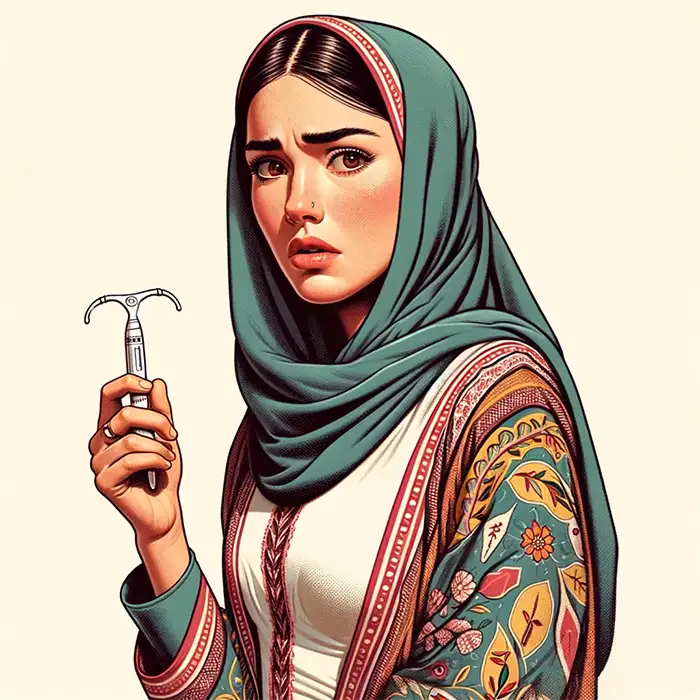زن ایرانی و آیودی