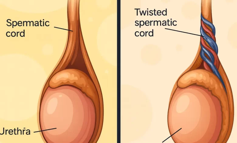 پیچ خوردگی بیضه